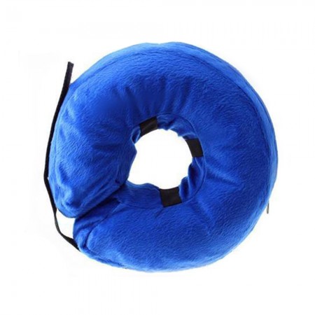 Meidong Inflatable Comfy Cone for Dogs Cats Protective Soft Pet Recovery Collar After Surgery Prevent Dogs from Biting & Scratching